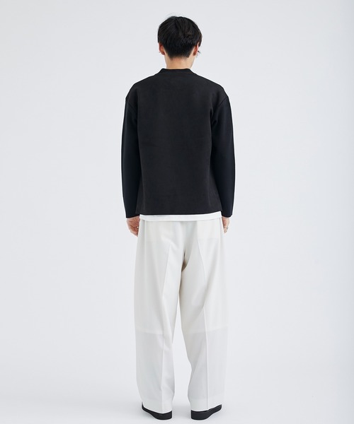 city（シティ）の「COMBI CARDIGAN/フェイクスウェードカーディガン（カーディガン/ボレロ・メンズ・ブラック/グレー・1/2/3）」の6枚目の写真