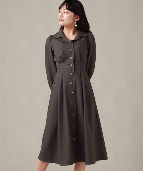 セール 長袖開襟シャツワンピース シャツワンピース Cheek チーク のファッション通販 Zozotown