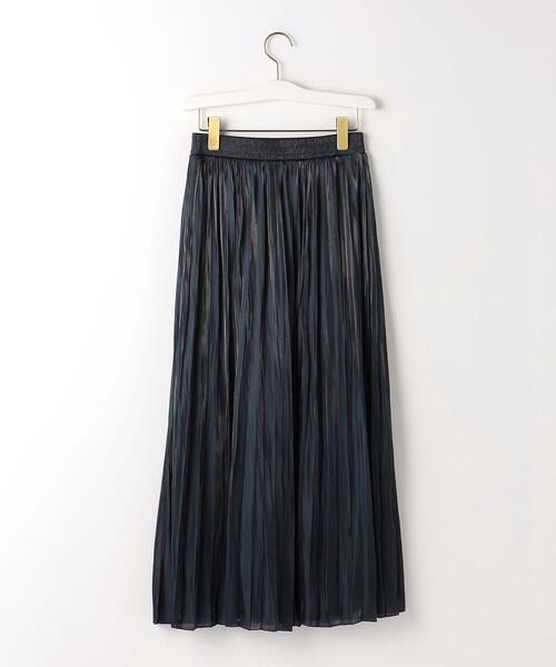 新品★green label relaxing★グロッシープリーツスカート green label relaxing（グリーンレーベルリラクシング）の「グロッシー