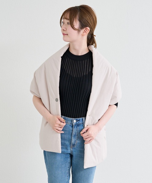 russet(ラシット)の「ダウンストール(O-028)(ストール/ショール・レディース・ブラック/ベージュ/ブルー・FREE)」の20枚目の写真