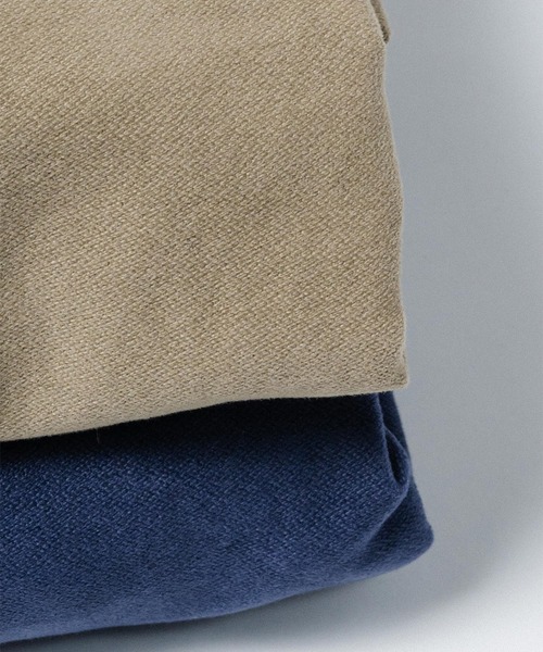 quadro（クオドロ）の「リクライドクロスアトリエコート（ステンカラーコート・メンズ・ネイビー/カーキ・MEDIUM）」の18枚目の写真