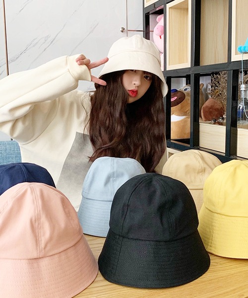 EPICKS（エピックス）の「ツイルカラーバケットハット（ハット・レディース・ブラック/アイボリー/ベージュ/ネイビー・F）」の11枚目の写真