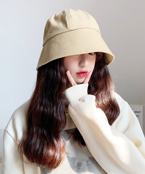 EPICKS（エピックス）の「ツイルカラーバケットハット（ハット・レディース・ブラック/アイボリー/ベージュ/ネイビー・F）」の9枚目の写真