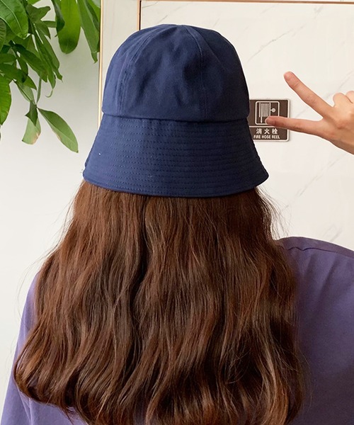 EPICKS（エピックス）の「ツイルカラーバケットハット（ハット・レディース・ブラック/アイボリー/ベージュ/ネイビー・F）」の8枚目の写真