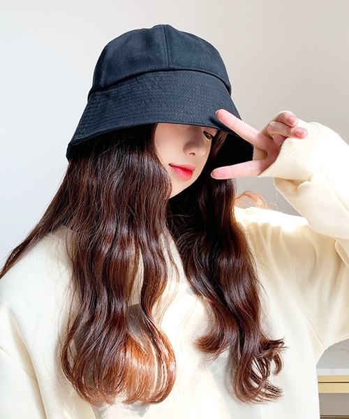 EPICKS（エピックス）の「ツイルカラーバケットハット（ハット・レディース・ブラック/アイボリー/ベージュ/ネイビー・F）」の17枚目の写真