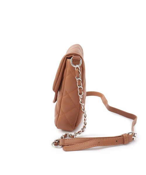 ITS'DEMO（イッツデモ）の「【WEB限定】縦型キルトミニショルダー（ショルダーバッグ・レディース・ブラック/オリーブ/アイボリー/キャメル・00）」の11枚目の写真