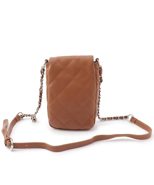 ITS'DEMO（イッツデモ）の「【WEB限定】縦型キルトミニショルダー（ショルダーバッグ・レディース・ブラック/オリーブ/アイボリー/キャメル・00）」の13枚目の写真