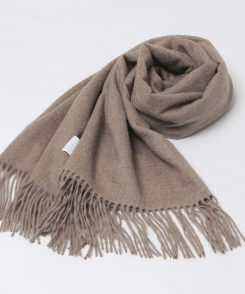 NOLLEY’S Sophi（ノーリーズソフィ）の「カシミヤ大判ストール（ストール/ショール・レディース・ライトグレー/ブラウン/ブラック/ホワイト・FREE）」の12枚目の写真