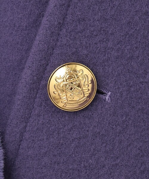 Diagram（ダイアグラム）の「リバーファーカフスポンチョ（ポンチョ・レディース・ホワイト/パープル・36）」の19枚目の写真