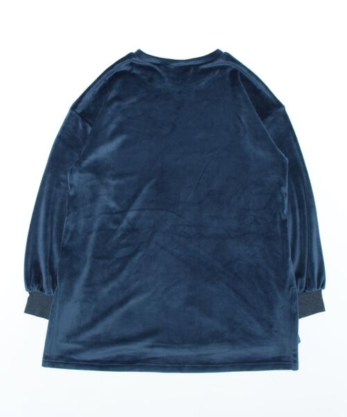KID BLUE（キッドブルー）の「キッドブルー -22シャギーストレッチ無地 -長袖トップス -KRTN548 -kidblue（その他トップス・レディース・ネイビー/ピンク・M）」の8枚目の写真