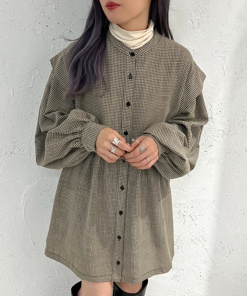 apres jour mignon(アプレジュールミニョン)の「アソート袖ボリュームブラウス【ZOZOTOWN限定アイテム】(シャツ/ブラウス・レディース・ブラック/オフホワイト/ベージュ系その他/オレンジ系その他・フリー/X-LARGE)」の3枚目の写真
