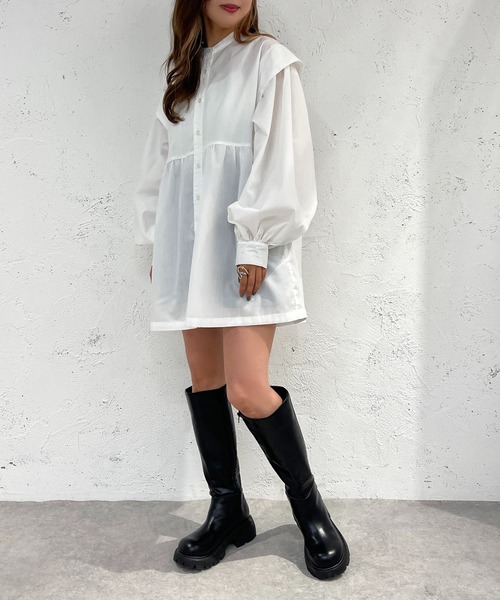 apres jour mignon(アプレジュールミニョン)の「アソート袖ボリュームブラウス【ZOZOTOWN限定アイテム】(シャツ/ブラウス・レディース・ブラック/オフホワイト/ベージュ系その他/オレンジ系その他・フリー/X-LARGE)」の9枚目の写真