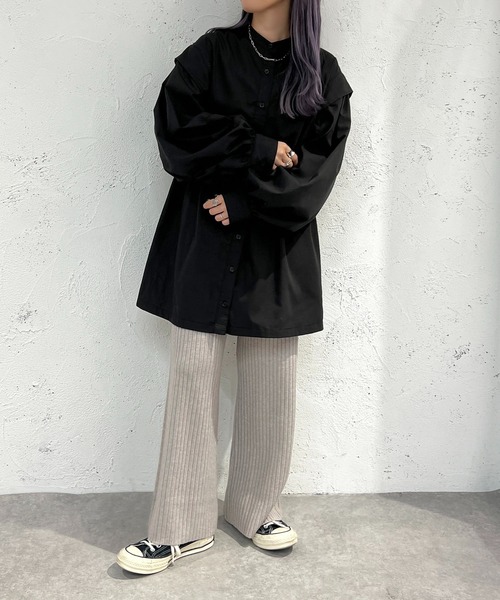 apres jour mignon(アプレジュールミニョン)の「アソート袖ボリュームブラウス【ZOZOTOWN限定アイテム】(シャツ/ブラウス・レディース・ブラック/オフホワイト/ベージュ系その他/オレンジ系その他・フリー/X-LARGE)」の16枚目の写真