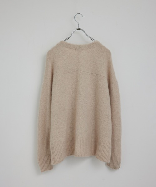 ROPE'（ロペ）の「チャイニーズラクーンウールVネックカーディガン（カーディガン/ボレロ・レディース・ダークブラウン/ターコイズブルー/ベージュ系その他2・38）」の5枚目の写真