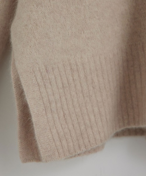 ROPE'（ロペ）の「チャイニーズラクーンウールVネックカーディガン（カーディガン/ボレロ・レディース・ダークブラウン/ターコイズブルー/ベージュ系その他2・38）」の9枚目の写真