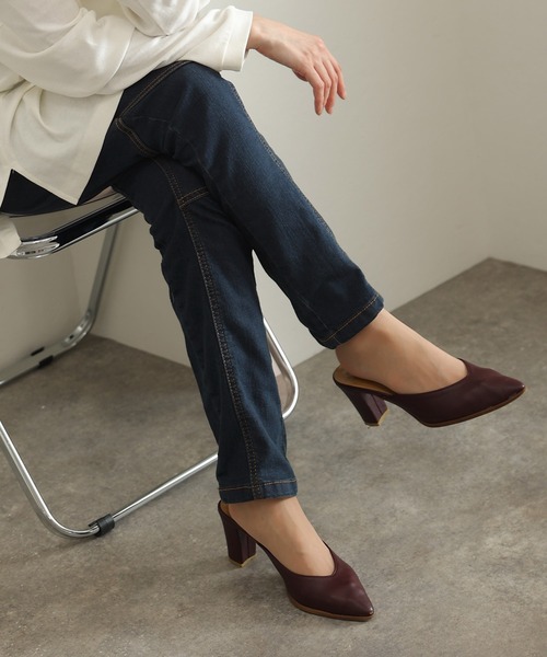 ElegChic(エレグシック)の「ウエストリブデニムサルエルパンツ(デニムパンツ・レディース・ネイビー/ワンウォッシュ/ブルー・L/XL/3L/4L/M)」の3枚目の写真