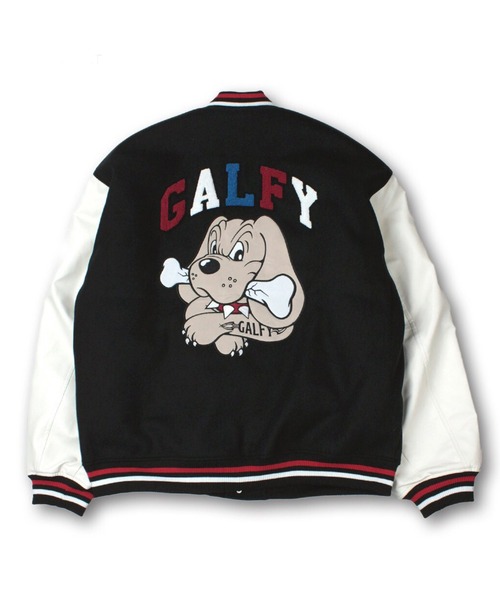 GALFY(ガルフィー)の「【GALFY/ガルフィー】クレイジーわんわん大学ジャケット/スタジャン(スタジャン・メンズ・グリーン系その他/ブルー系その他/ブラック×レッド・L/XL)」の12枚目の写真