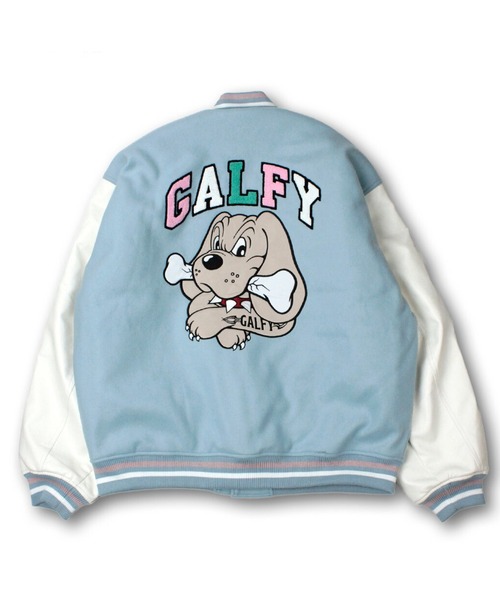 GALFY(ガルフィー)の「【GALFY/ガルフィー】クレイジーわんわん大学ジャケット/スタジャン(スタジャン・メンズ・グリーン系その他/ブルー系その他/ブラック×レッド・L/XL)」の14枚目の写真