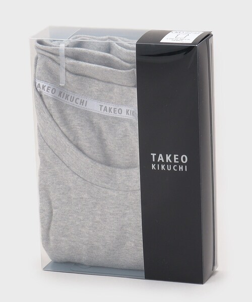 TAKEO KIKUCHI(タケオキクチ)の「【MADE IN JAPAN】ベーシック 半袖クルーネック Tシャツ(ルームウェア/パジャマ・メンズ・ホワイト/ライトグレー/ブラック・02/03)」の15枚目の写真