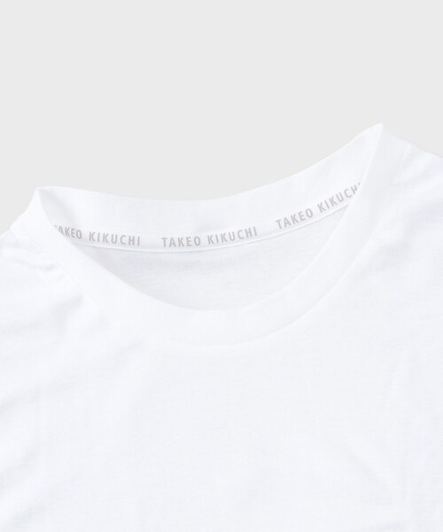 TAKEO KIKUCHI(タケオキクチ)の「【MADE IN JAPAN】ベーシック 半袖クルーネック Tシャツ(ルームウェア/パジャマ・メンズ・ホワイト/ライトグレー/ブラック・02/03)」の13枚目の写真