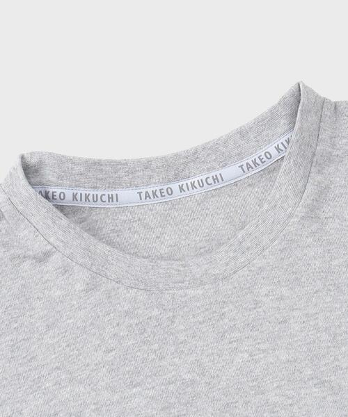 TAKEO KIKUCHI(タケオキクチ)の「【MADE IN JAPAN】ベーシック 半袖クルーネック Tシャツ(ルームウェア/パジャマ・メンズ・ホワイト/ライトグレー/ブラック・02/03)」の12枚目の写真