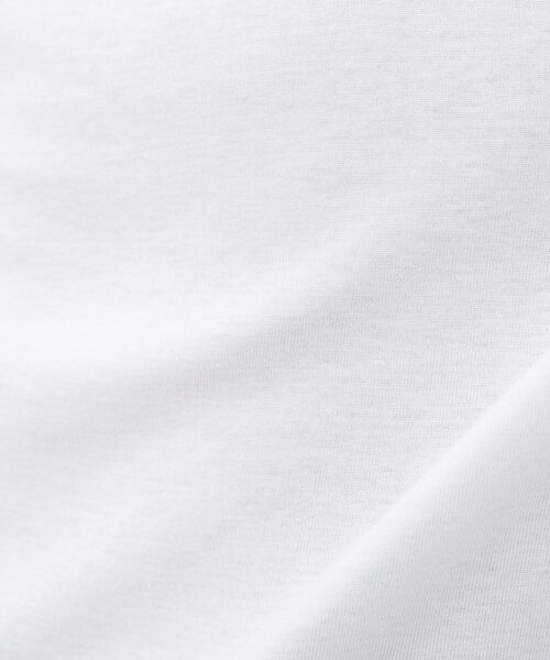 TAKEO KIKUCHI(タケオキクチ)の「【MADE IN JAPAN】ベーシック 半袖クルーネック Tシャツ(ルームウェア/パジャマ・メンズ・ホワイト/ライトグレー/ブラック・02/03)」の5枚目の写真