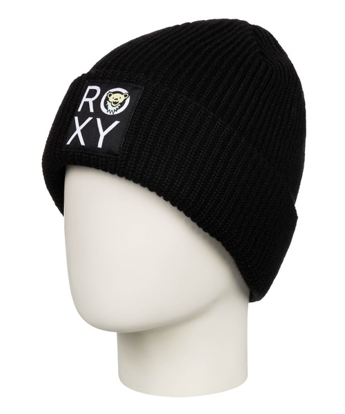 ROXY（ロキシー）の「ROXY x GRATEFUL DEAD/ロキシーグレイトフルデッドコラボニットキャップビーニー（ニットキャップ/ビーニー・レディース・ブラック/グリーン/イエロー・FREE）」の2枚目の写真