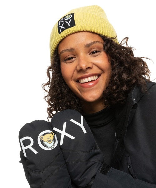 ROXY（ロキシー）の「ROXY x GRATEFUL DEAD/ロキシーグレイトフルデッドコラボニットキャップビーニー（ニットキャップ/ビーニー・レディース・ブラック/グリーン/イエロー・FREE）」の11枚目の写真