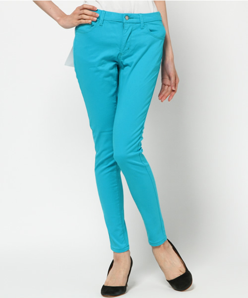 AZUL by moussy（アズールバイマウジー）の「A Perfect Skinny(L70)（その他パンツ・レディース・オフホワイト/ブルー系その他/ブラック/ターコイズブルー・X-SMALL/SMALL/LARGE/MEDIUM）」の13枚目の写真