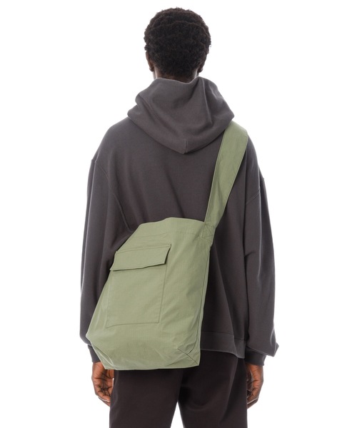 Sandinista(サンディニスタ)の「CORDURA Rip-Stop Shoulder Bag / コーデュラリップストップショルダーバッグ(ショルダーバッグ・メンズ・グレー系その他/オリーブ/ブラック・FREE)」の11枚目の写真