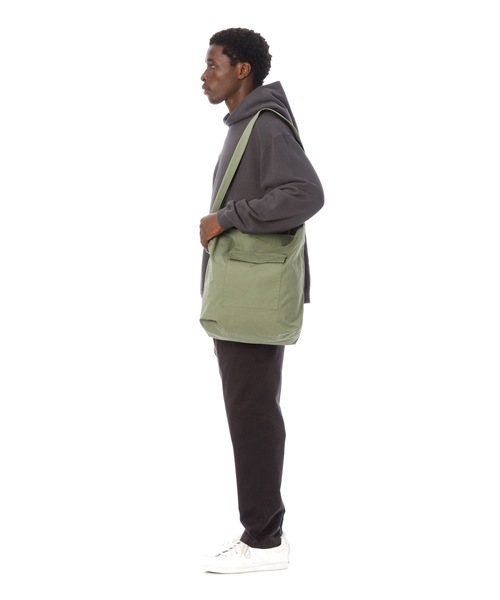 Sandinista(サンディニスタ)の「CORDURA Rip-Stop Shoulder Bag / コーデュラリップストップショルダーバッグ(ショルダーバッグ・メンズ・グレー系その他/オリーブ/ブラック・FREE)」の12枚目の写真