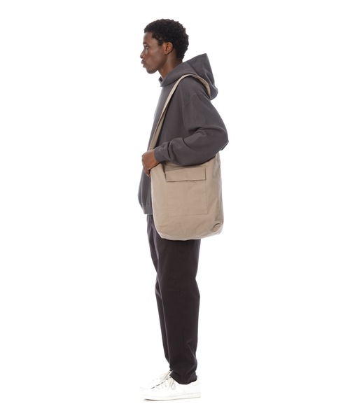 Sandinista(サンディニスタ)の「CORDURA Rip-Stop Shoulder Bag / コーデュラリップストップショルダーバッグ(ショルダーバッグ・メンズ・グレー系その他/オリーブ/ブラック・FREE)」の13枚目の写真