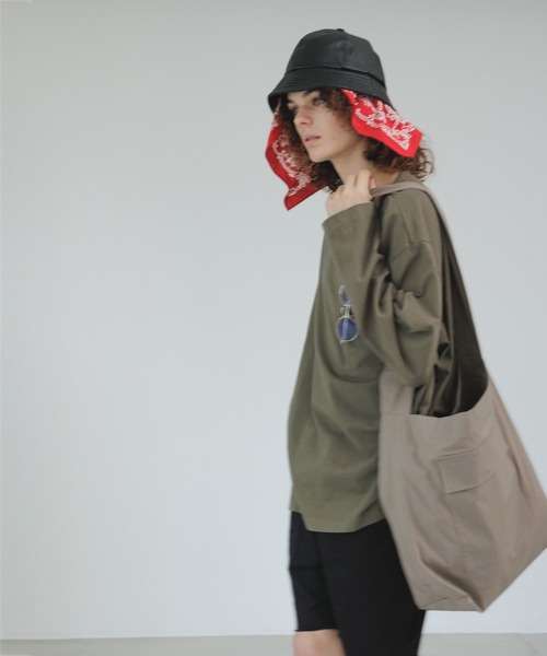 Sandinista(サンディニスタ)の「CORDURA Rip-Stop Shoulder Bag / コーデュラリップストップショルダーバッグ(ショルダーバッグ・メンズ・グレー系その他/オリーブ/ブラック・FREE)」の18枚目の写真