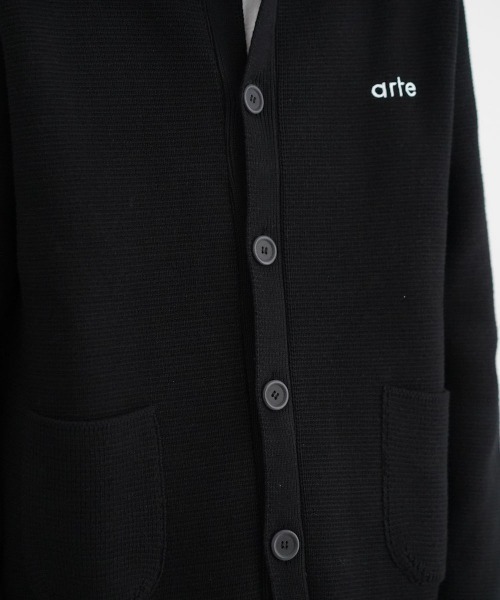 Arte Antwerp（アルテアントワープ）の「Arte Antwerp kyle pocket knit（ニット/セーター・メンズ・ボルドー/ブラック/クリーム・L/M）」の7枚目の写真