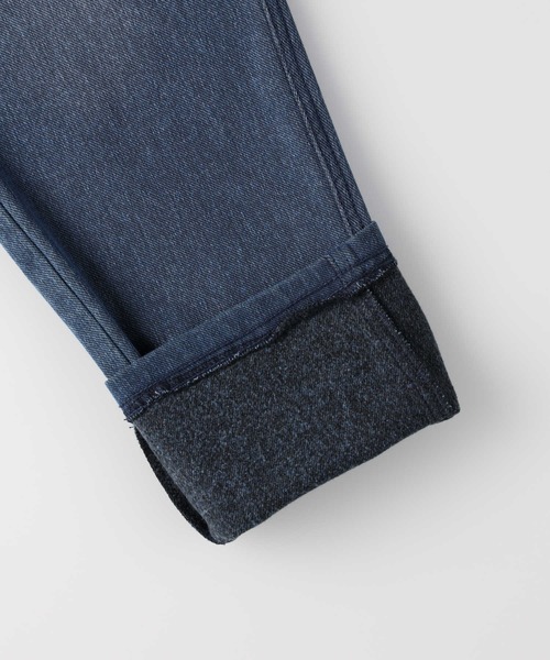 Right-on（ライトオン）の「裏シャギーインディゴパンツ（デニムパンツ・メンズ・ダークインディゴブルー/ライトインディゴブルー・M/L/XL/S）」の5枚目の写真