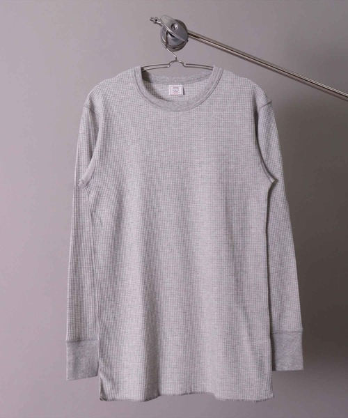 JEMORGAN(ジェーイーモーガン)の「(LK)【JEMORGAN】【パックT】ワッフル 長袖 Tシャツ(Tシャツ/カットソー・メンズ・ホワイト/ブラック/杢グレー/ナチュラル・MEDIUM/LARGE/X-LARGE)」の7枚目の写真