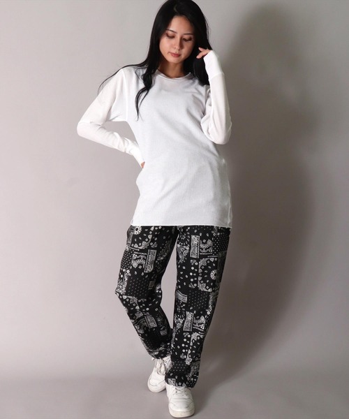 JEMORGAN(ジェーイーモーガン)の「(LK)【JEMORGAN】【パックT】ワッフル 長袖 Tシャツ(Tシャツ/カットソー・メンズ・ホワイト/ブラック/杢グレー/ナチュラル・MEDIUM/LARGE/X-LARGE)」の9枚目の写真