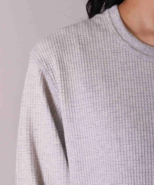 JEMORGAN(ジェーイーモーガン)の「(LK)【JEMORGAN】【パックT】ワッフル 長袖 Tシャツ(Tシャツ/カットソー・メンズ・ホワイト/ブラック/杢グレー/ナチュラル・MEDIUM/LARGE/X-LARGE)」の18枚目の写真