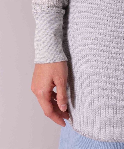 JEMORGAN(ジェーイーモーガン)の「(LK)【JEMORGAN】【パックT】ワッフル 長袖 Tシャツ(Tシャツ/カットソー・メンズ・ホワイト/ブラック/杢グレー/ナチュラル・MEDIUM/LARGE/X-LARGE)」の19枚目の写真