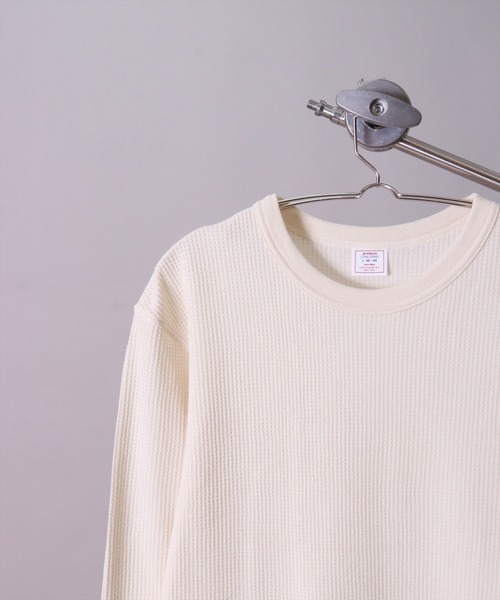 JEMORGAN(ジェーイーモーガン)の「(LK)【JEMORGAN】【パックT】ワッフル 長袖 Tシャツ(Tシャツ/カットソー・メンズ・ホワイト/ブラック/杢グレー/ナチュラル・MEDIUM/LARGE/X-LARGE)」の22枚目の写真