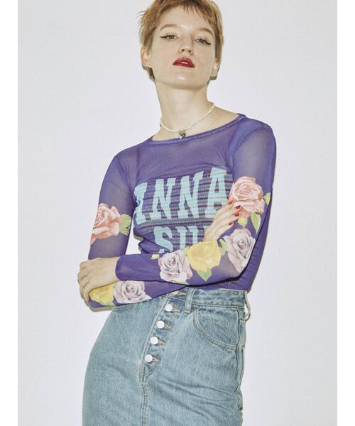 ANNA SUI mini♡メッシュシャツ♡パンツ♡150 人気商品再入荷】【直営店で取り扱い無し】短丈メッシュパーカー