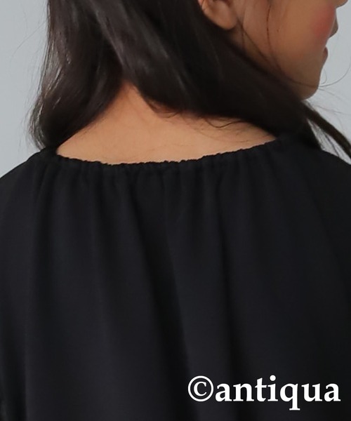 antiqua(アンティカ)の「チェック柄ワンピース(ワンピース・キッズ・ブラック・130/140/150/160)」の12枚目の写真