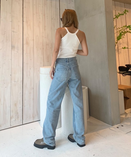 SHAGGIE（シャギー）の「【カップお取り外し可能】ホルターネックリブトップインナー（キャミソール・レディース・イエロー/ホワイト/ブラック・FREE）」の20枚目の写真