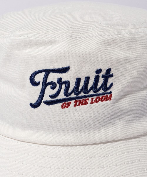 FRUIT OF THE LOOM（フルーツオブザルーム）の「EMBROIDERY BUCKET HAT type C（ハット・メンズ・オフホワイト/ベージュ/ブラック・FREE）」の8枚目の写真