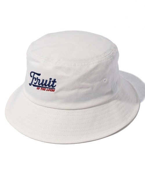 FRUIT OF THE LOOM（フルーツオブザルーム）の「EMBROIDERY BUCKET HAT type C（ハット・メンズ・オフホワイト/ベージュ/ブラック・FREE）」の9枚目の写真