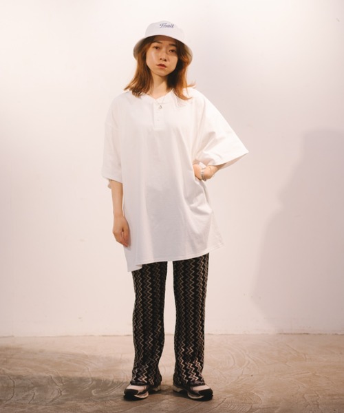 FRUIT OF THE LOOM（フルーツオブザルーム）の「EMBROIDERY BUCKET HAT type C（ハット・メンズ・オフホワイト/ベージュ/ブラック・FREE）」の22枚目の写真