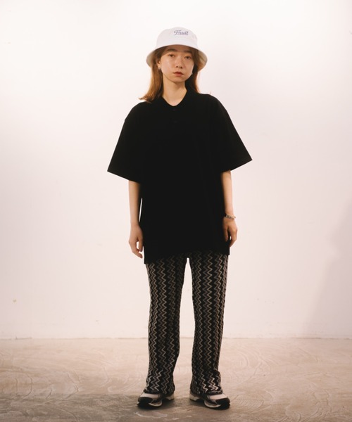 FRUIT OF THE LOOM（フルーツオブザルーム）の「EMBROIDERY BUCKET HAT type C（ハット・メンズ・オフホワイト/ベージュ/ブラック・FREE）」の21枚目の写真