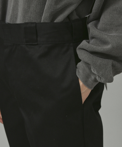 Dickies(ディッキーズ)の「Dickies/ディッキーズ THE ORIGINAL 874 ワイドチノパンツ TCツイル(チノパンツ・メンズ・チャコールグレー/ブラック/ベージュ/ネイビー/ブラウン/カーキ/グリーン/ベージュ系その他・34/32/30)」の14枚目の写真