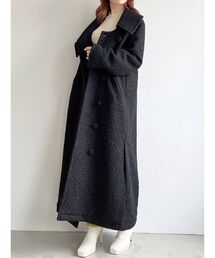 RESEXXY | アシメカラーロングコート(チェスターコート)