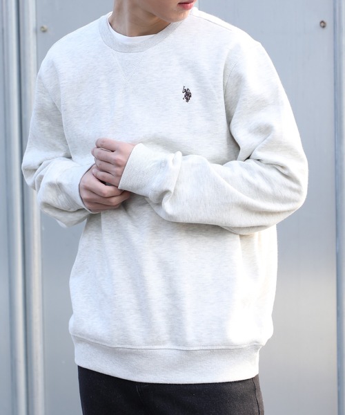 U.S. POLO ASSN.（ユーエスポロアッスン）の「【U.S. POLO ASSN.】ベーシッククルーネックスウェット CREW NECK SWEAT（スウェット・メンズ・オフホワイト/ネイビー/グレー/ブラック・M/S/XL/L）」の22枚目の写真